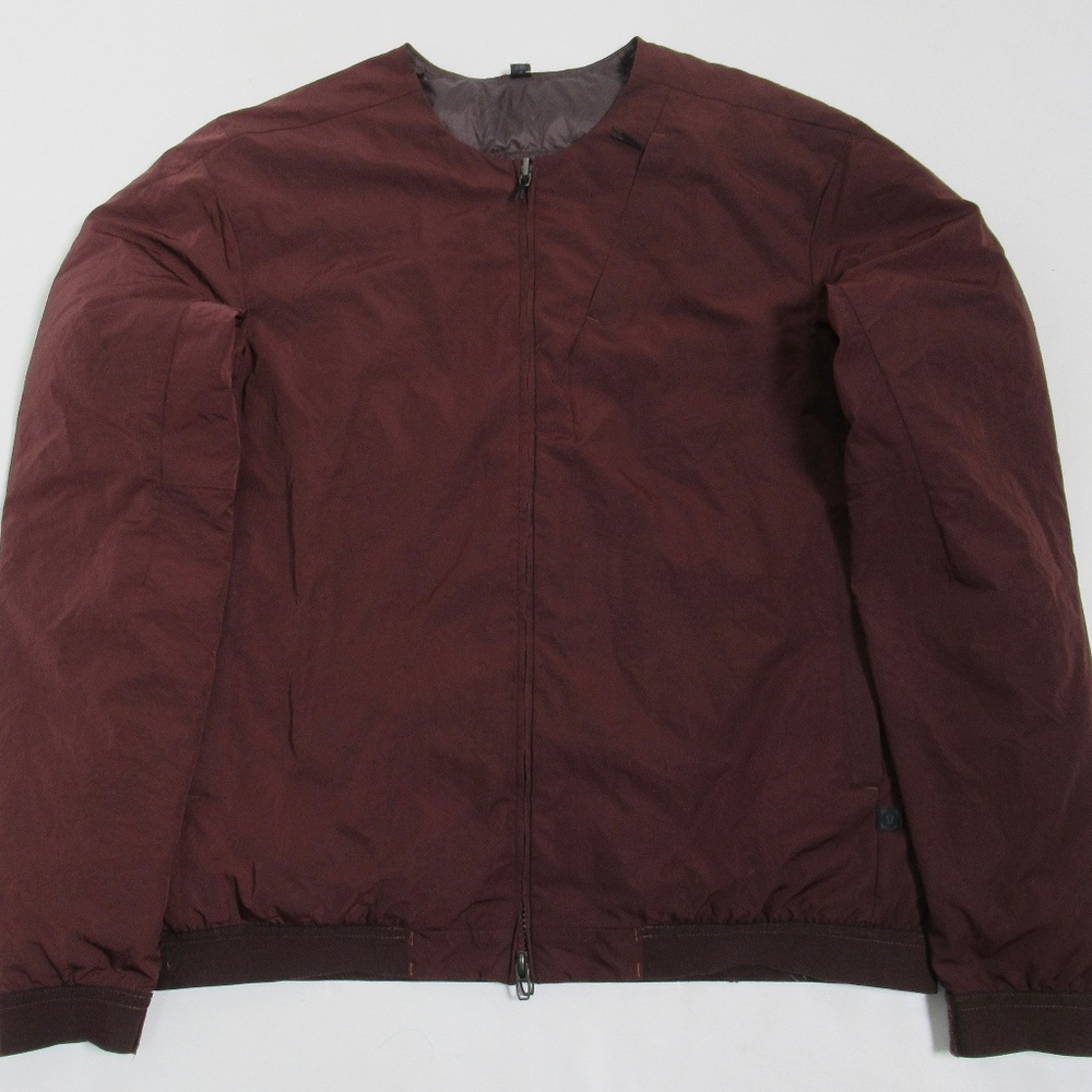 Lululemon Men's Ashta Bomber Reversible *lululemon lab Dark Cedar / Sequoia L